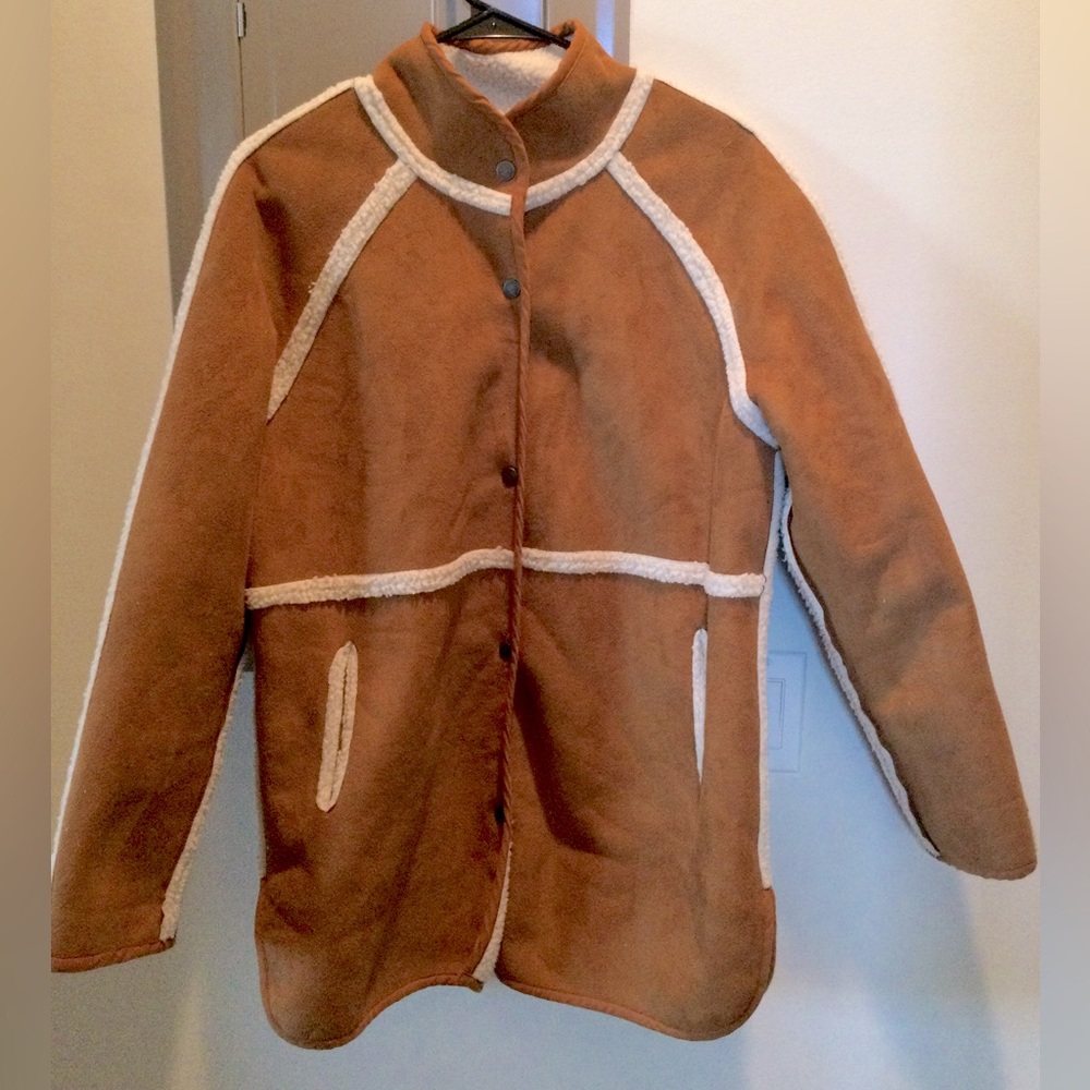 Faux Suede coat